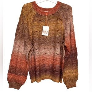 Women's Marbled Crewneck Sweater - Knox Rose